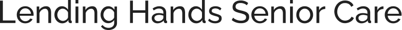 Lending Hands Senior Care text logo