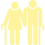 Elderly individuals living alone with limited support